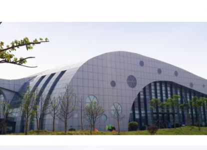 林芝会议中心外景网架工程